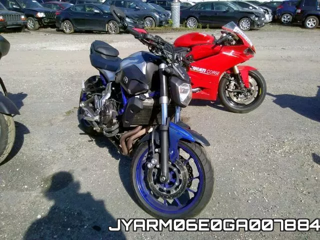 JYARM06E0GA007884 2016 Yamaha FZ07