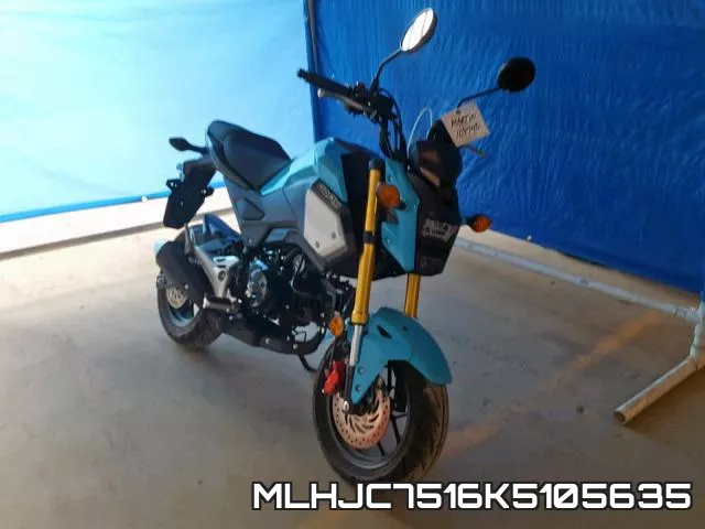 MLHJC7516K5105635 2019 Honda GROM