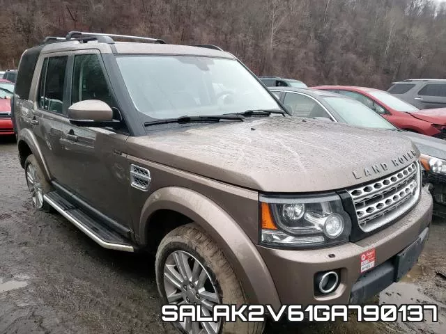 SALAK2V61GA790137 2016 Land Rover LR4, Hse Luxury