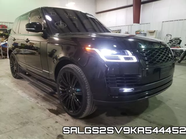 SALGS2SV9KA544452 2019 Land Rover Range Rover,  Hse