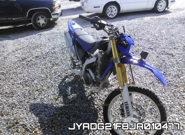 JYADG21F8JA010477 2018 Yamaha WR250, R