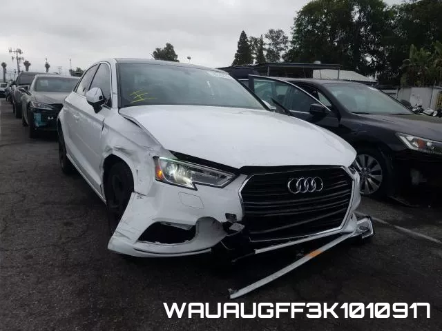 WAUAUGFF3K1010917 2019 Audi A3, Premium