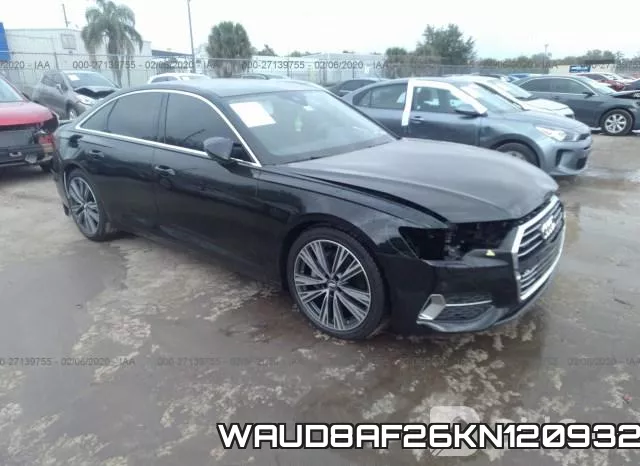 WAUD8AF26KN120932 2019 Audi A6, Premium