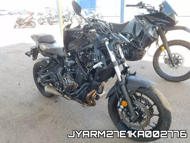 JYARM27E1KA002776 2019 Yamaha MT07