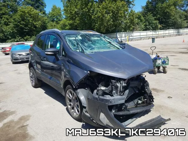 MAJ6S3KL7KC294016 2019 Ford Ecosport, Titanium