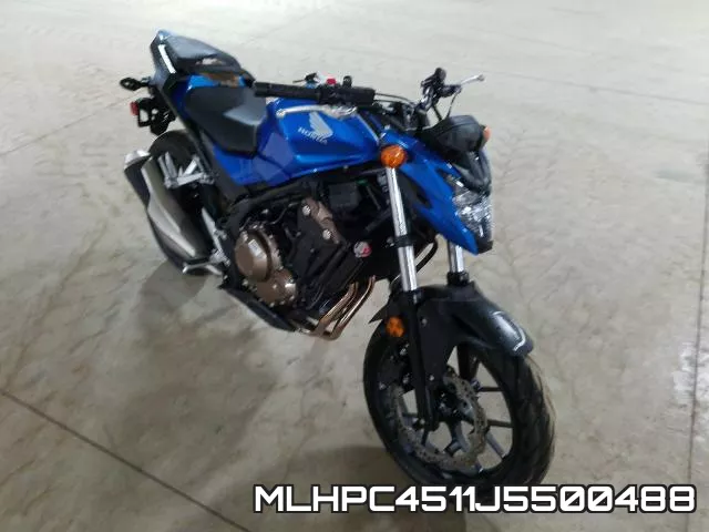 MLHPC4511J5500488 2018 Honda CB500, F