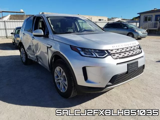 SALCJ2FX8LH851035 2020 Land Rover Discovery, S