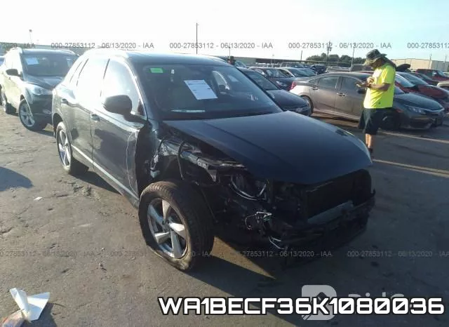 WA1BECF36K1080036 2019 Audi Q3, Premium Plus