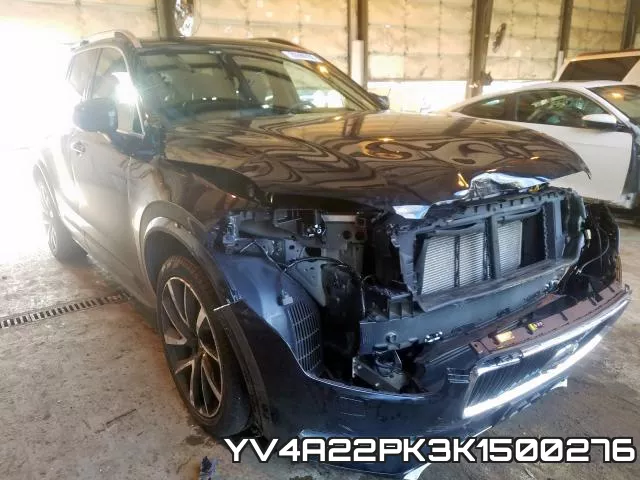 YV4A22PK3K1500276 2019 Volvo XC90, T6 Momentum