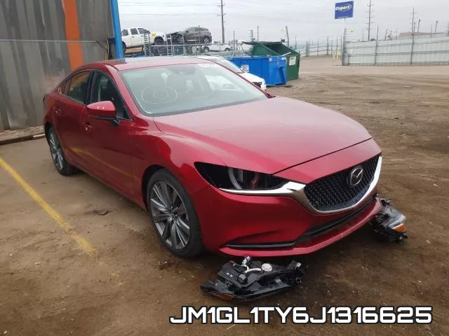 JM1GL1TY6J1316625 2018 Mazda 6, Grand Touring