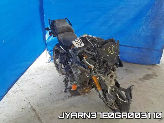 JYARN37E0GA003170 2016 Yamaha FJ09
