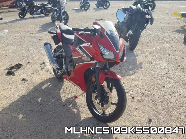 MLHNC5109K5500847 2019 Honda CBR300, R