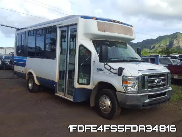 1FDFE4FS5FDA34816 2015 Ford E-Series, 450 E450 Super Duty Cutaway Van