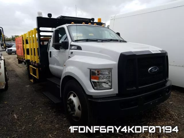 1FDNF6AY4KDF07194 2019 Ford F-650,  Super Duty
