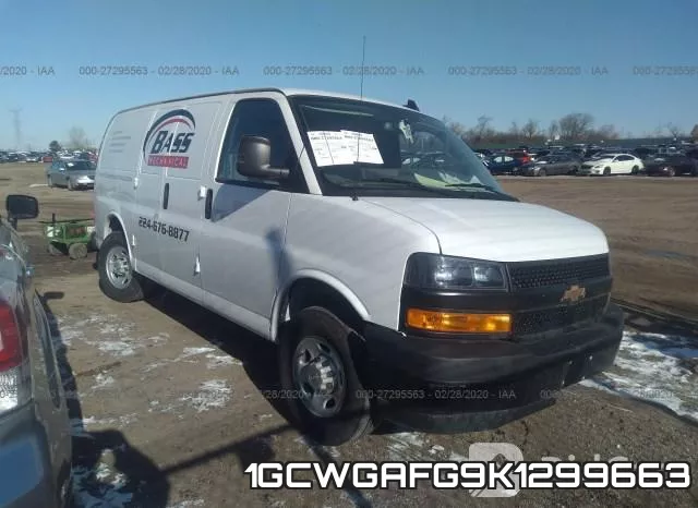 1GCWGAFG9K1299663 2019 Chevrolet Express, G2500