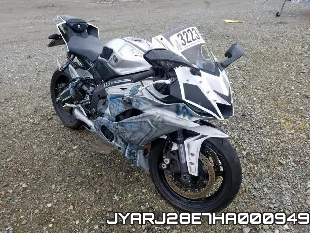 JYARJ28E7HA000949 2017 Yamaha YZFR6