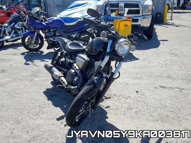 JYAVN05Y9KA003817 2019 Yamaha XVS950, CU