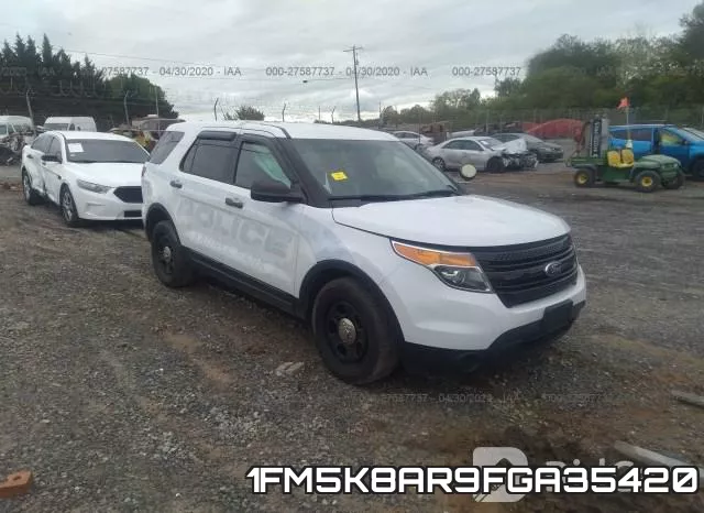 1FM5K8AR9FGA35420 2015 Ford Utility Police Interceptor,