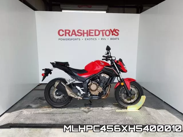MLHPC456XH5400010 2017 Honda CB500, F