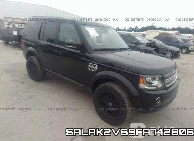 SALAK2V69FA742805 2015 Land Rover LR4, Lux