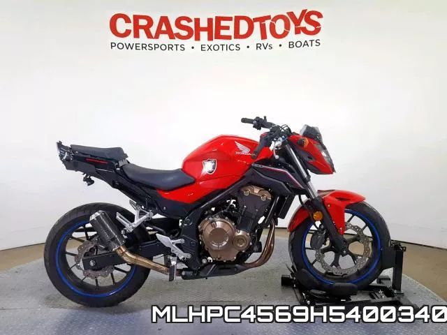 MLHPC4569H5400340 2017 Honda CB500, F