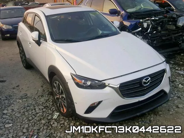 JM1DKFC73K0442622 2019 Mazda CX-3, Touring