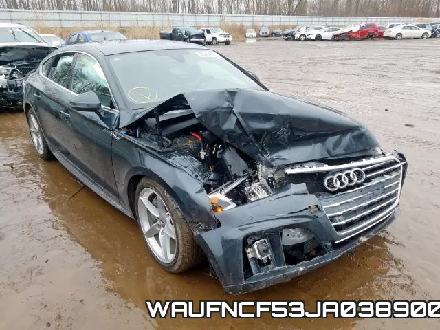 WAUFNCF53JA038900 2018 Audi A5, Prestige S-Line