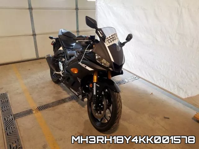 MH3RH18Y4KK001578 2019 Yamaha YZFR3, A
