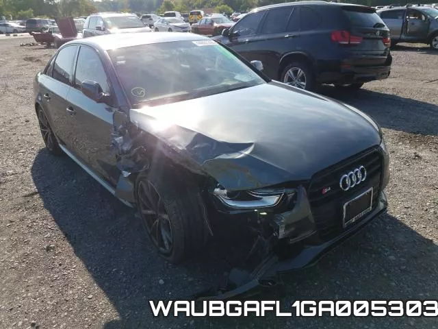 WAUBGAFL1GA005303 2016 Audi S4, Premium Plus