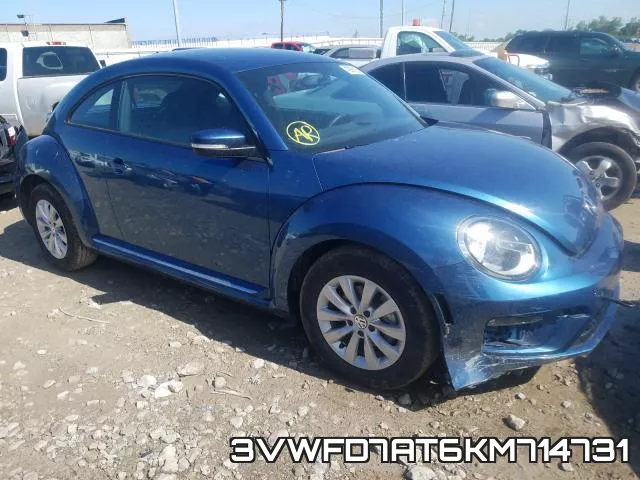 3VWFD7AT6KM714731 2019 Volkswagen Beetle, S