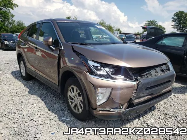 JA4AT3AA2KZ028542 2019 Mitsubishi Eclipse, ES