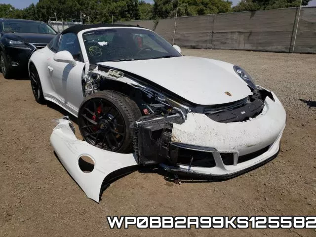 WP0BB2A99KS125582 2019 Porsche 911, Targa 4S