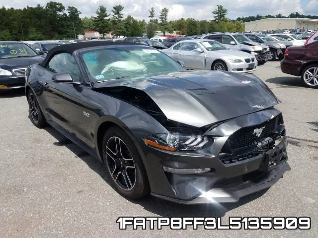 1FATP8FF3L5135909 2020 Ford Mustang, GT