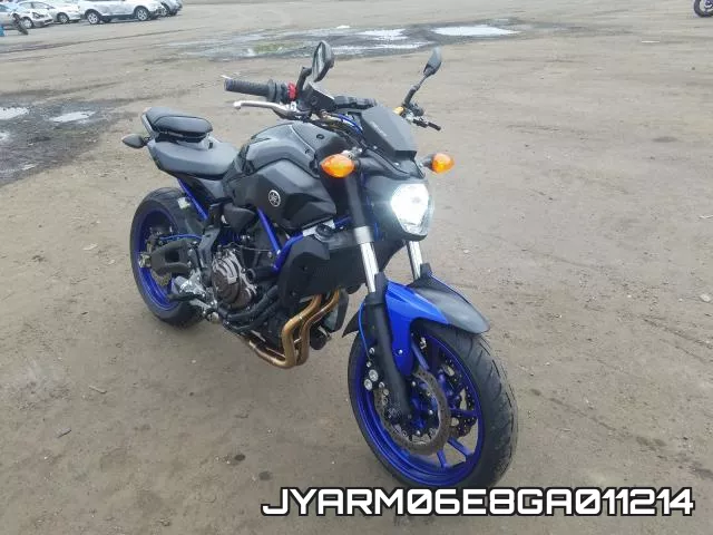 JYARM06E8GA011214 2016 Yamaha FZ07