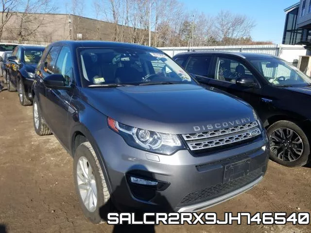 SALCR2RX9JH746540 2018 Land Rover Discovery, Hse