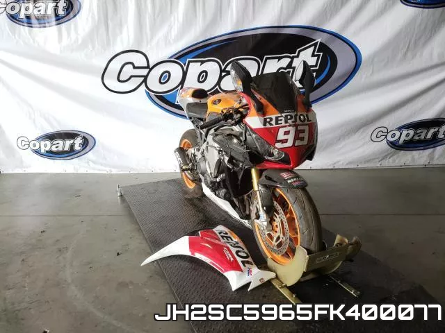 JH2SC5965FK400077 2015 Honda CBR1000, S