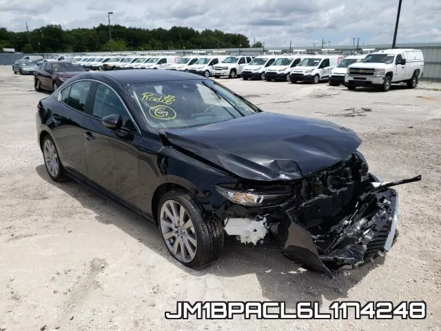 JM1BPACL6L1174248 2020 Mazda 3, Select