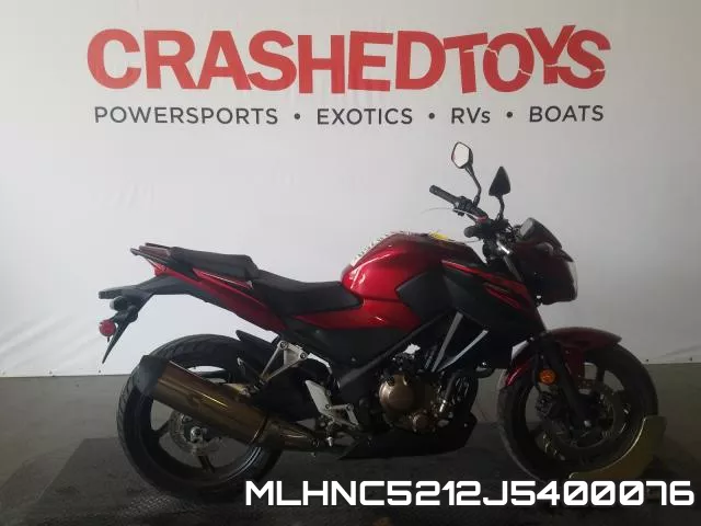 MLHNC5212J5400076 2018 Honda CB300, F