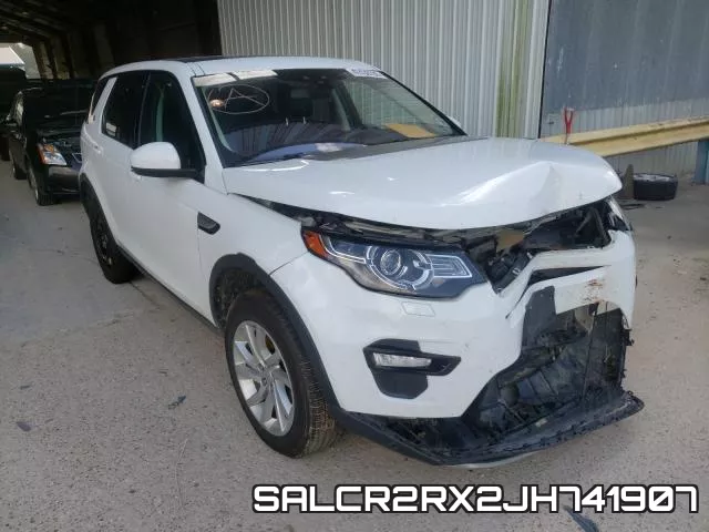 SALCR2RX2JH741907 2018 Land Rover Discovery, Hse