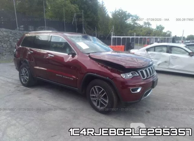 1C4RJEBG2LC295357 2020 Jeep Grand Cherokee, Limited