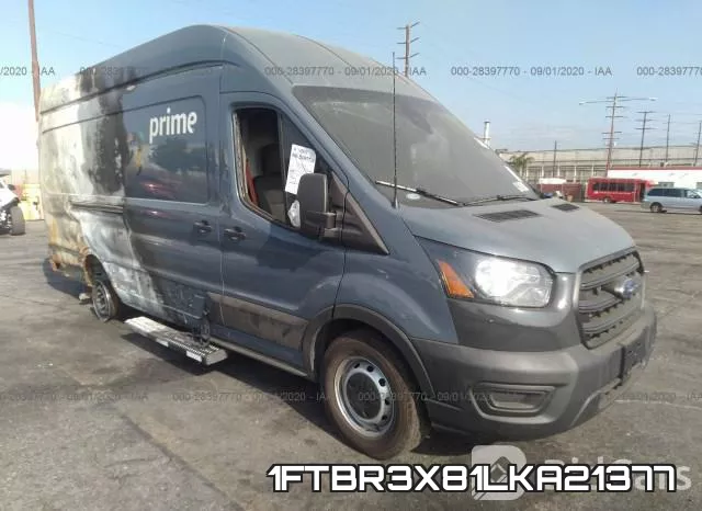 1FTBR3X81LKA21377 2020 Ford Transit, Cargo Van