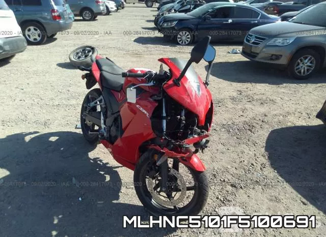 MLHNC5101F5100691 2015 Honda CBR300, R