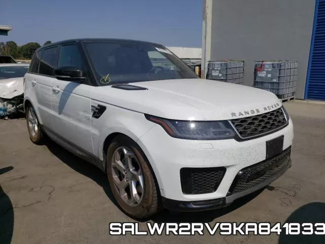 SALWR2RV9KA841833 2019 Land Rover Range Rover,  Hse