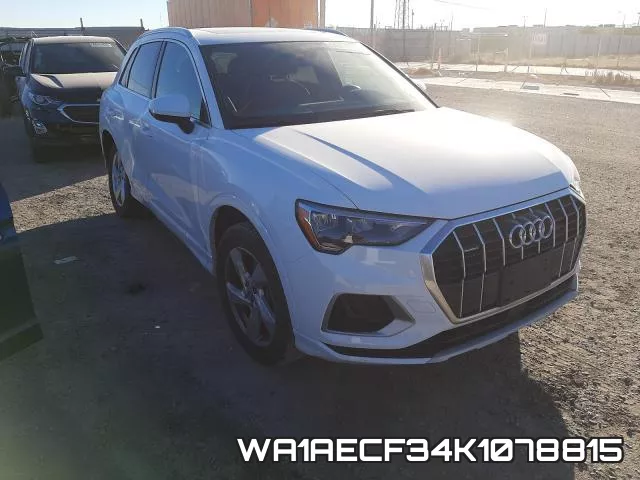 WA1AECF34K1078815 2019 Audi Q3, Premium