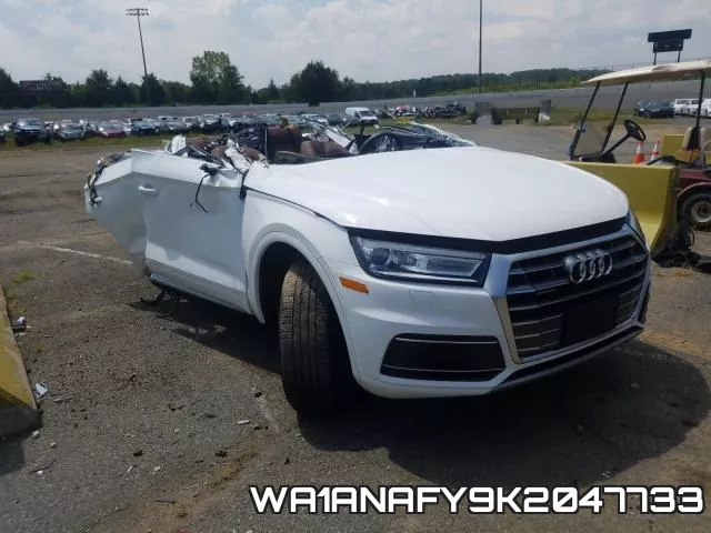 WA1ANAFY9K2047733 2019 Audi Q5, Premium