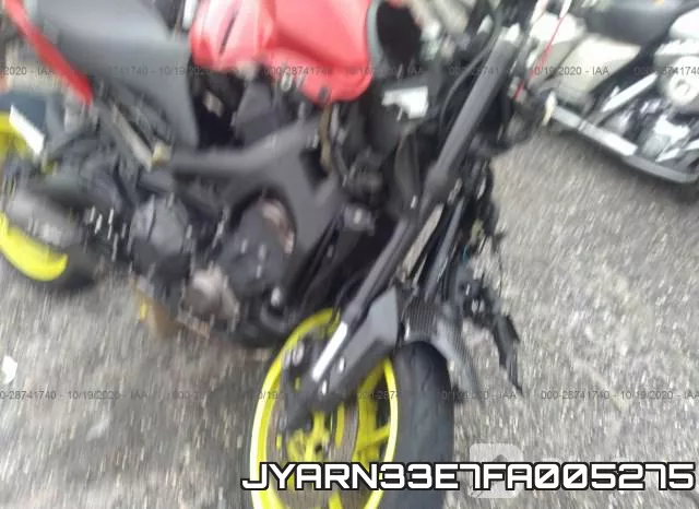 JYARN33E7FA005275 2015 Yamaha FZ09