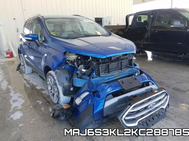 MAJ6S3KL2KC288785 2019 Ford Ecosport, Titanium