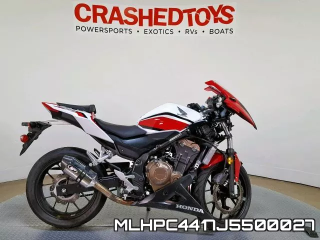 MLHPC4417J5500027 2018 Honda CBR500, R