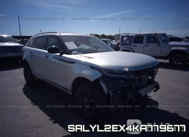 SALYL2EX4KA779677 2019 Land Rover Range Rover, Velar R-Dynamic Se