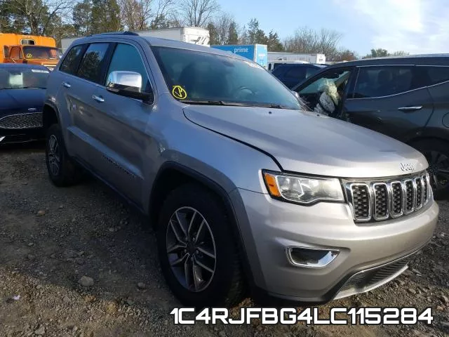 1C4RJFBG4LC115284 2020 Jeep Grand Cherokee,  Limited